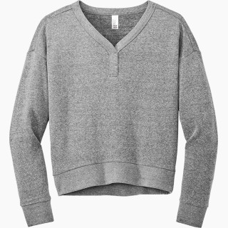 District Women's Perfect Tri Fleece V-Neck Sweatshirt
