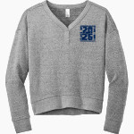 The Covenant Of Jacksonville Warriors <span class="pdp-name-mascot">The Covenant Of Jacksonville Warriors</span> District Women's Perfect Tri Fleece V-Neck Sweatshirt Front Thumbnail
