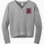 St. Anselm's Abbey Panthers <span class="pdp-name-mascot">Saint Anselm's Abbey Panthers</span> District Women's Perfect Tri Fleece V-Neck Sweatshirt Front Thumbnail