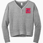 SOUTH CAMERON HIGH SCHOOL TARPONS District Women's Perfect Tri Fleece V-Neck Sweatshirt Front Thumbnail