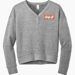 ABSAROKEE HIGH SCHOOL HUSKIES District Women's Perfect Tri Fleece V-Neck Sweatshirt Front Thumbnail