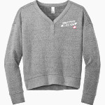 Minot State Beavers <span class="pdp-name-mascot">Minot State Beavers</span> District Women's Perfect Tri Fleece V-Neck Sweatshirt Front Thumbnail