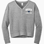 Weber Rams District Women's Perfect Tri Fleece V-Neck Sweatshirt Front Thumbnail
