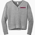 GRAPELAND HIGH SCHOOL SANDIES <span class="pdp-name-mascot">GRAPELAND SANDIES</span> District Women's Perfect Tri Fleece V-Neck Sweatshirt Front Thumbnail