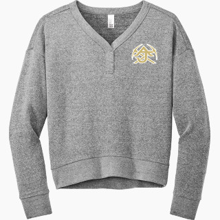 District Women's Perfect Tri Fleece V-Neck Sweatshirt