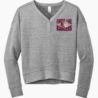 District Women's Perfect Tri Fleece V-Neck Sweatshirt