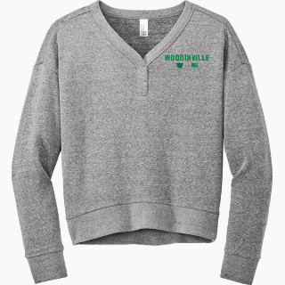 District Women's Perfect Tri Fleece V-Neck Sweatshirt