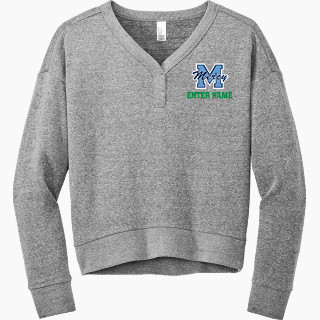 District Women's Perfect Tri Fleece V-Neck Sweatshirt