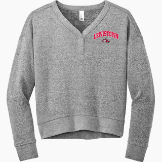 District Women's Perfect Tri Fleece V-Neck Sweatshirt