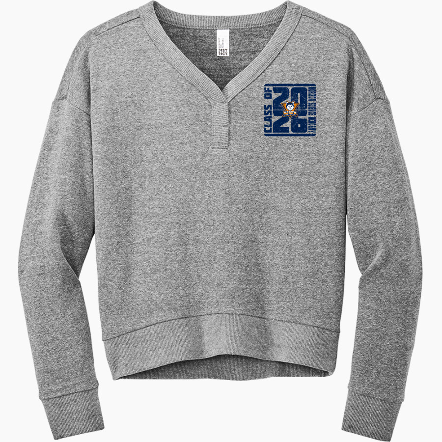 Horizon Science Academy Huskies <span class="pdp-name-mascot">Horizon Science Academy Huskies</span> District Women's Perfect Tri Fleece V-Neck Sweatshirt