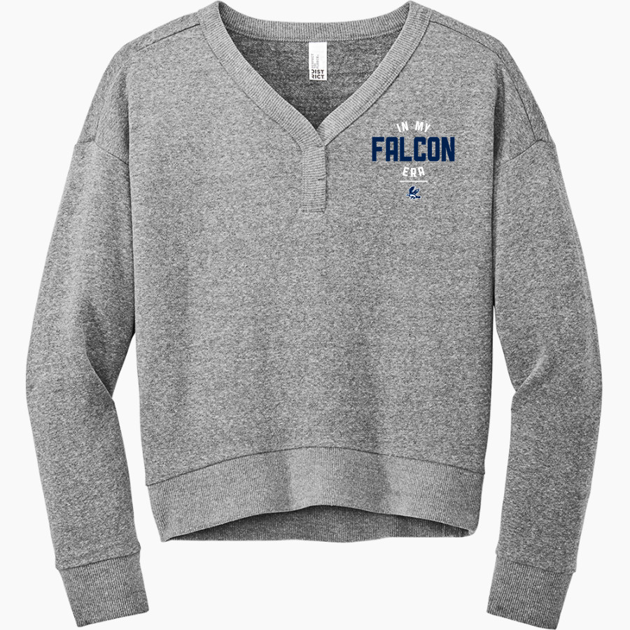 PARKVIEW CHRISTIAN ACADEMY FALCONS <span class="pdp-name-mascot">PARKVIEW CHRISTIAN FALCONS</span> District Women's Perfect Tri Fleece V-Neck Sweatshirt