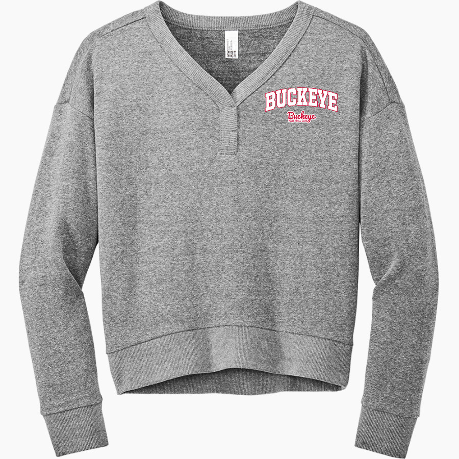 Buckeye Volleyball Club <span class="pdp-name-mascot">Buckeye Volleyball Club</span> District Women's Perfect Tri Fleece V-Neck Sweatshirt