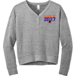 Skyline Gila River Mustangs <span class="pdp-name-mascot">Skyline Mustangs</span> District Women's Perfect Tri Fleece V-Neck Sweatshirt Front Thumbnail