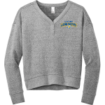 DIME BOX HIGH SCHOOL LONGHORNS <span class="pdp-name-mascot">DIME BOX LONGHORNS</span> District Women's Perfect Tri Fleece V-Neck Sweatshirt Front Thumbnail