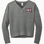 Ludlow Lions <span class="pdp-name-mascot">Lions</span> District Women's Perfect Tri Fleece V-Neck Sweatshirt Front Thumbnail