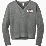 FAITH CHRISTIAN ACADEMY LIONS District Women's Perfect Tri Fleece V-Neck Sweatshirt Front Thumbnail