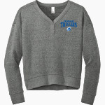 Tichenor Middle School Trojans <span class="pdp-name-mascot">Tichenor Middle School Trojans</span> District Women's Perfect Tri Fleece V-Neck Sweatshirt Front Thumbnail