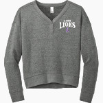LUHI Lions District Women's Perfect Tri Fleece V-Neck Sweatshirt Front Thumbnail