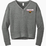 Shroder Jaguars <span class="pdp-name-mascot">Shroder Jaguars</span> District Women's Perfect Tri Fleece V-Neck Sweatshirt Front Thumbnail