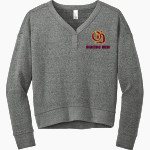 O'Dea Fighting Irish Official Online Store <span class="pdp-name-mascot">O DEA FIGHTING IRISH</span> District Women's Perfect Tri Fleece V-Neck Sweatshirt Front Thumbnail
