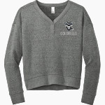 ALBERT GALLATIN HIGH SCHOOL COLONIALS District Women's Perfect Tri Fleece V-Neck Sweatshirt Front Thumbnail