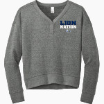 Calvary Lions District Women's Perfect Tri Fleece V-Neck Sweatshirt Front Thumbnail