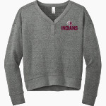 DOBYNS-BENNETT HIGH SCHOOL INDIANS District Women's Perfect Tri Fleece V-Neck Sweatshirt Front Thumbnail