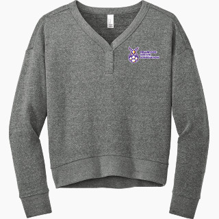 District Women's Perfect Tri Fleece V-Neck Sweatshirt