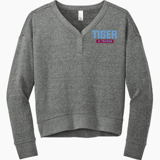 District Women's Perfect Tri Fleece V-Neck Sweatshirt
