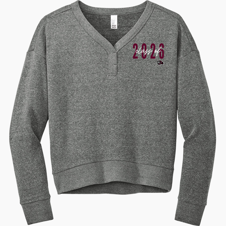 Ludlow Lions <span class="pdp-name-mascot">Lions</span> District Women's Perfect Tri Fleece V-Neck Sweatshirt