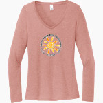 Buxton Recreation Buxton Recreation <span class="pdp-name-mascot">Buxton Recreation</span> District Women's Perfect Tri Long Sleeve V-Neck T-Shirt Front Thumbnail