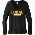 Local Legends Local Legends <span class="pdp-name-mascot">Local Legends</span> District Women's Perfect Tri Long Sleeve V-Neck T-Shirt Front Thumbnail