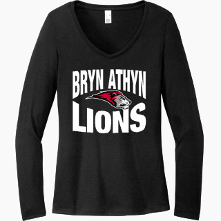 District Women's Perfect Tri Long Sleeve V-Neck T-Shirt