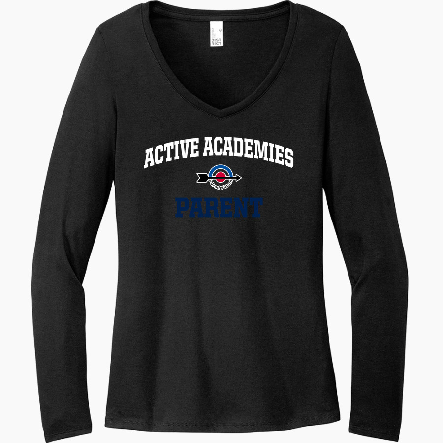 Active Academies Active Academy District Women's Perfect Tri Long Sleeve V-Neck T-Shirt