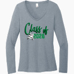 IOWA PARK HIGH SCHOOL HAWKS District Women's Perfect Tri Long Sleeve V-Neck T-Shirt Front Thumbnail