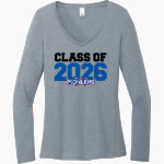 UW-Platteville PIONEERS ONLINE STORE <span class="pdp-name-mascot">UW-Platteville Pioneers</span> District Women's Perfect Tri Long Sleeve V-Neck T-Shirt Front Thumbnail