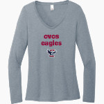 CVCS Eagles <span class="pdp-name-mascot">CVCS Eagles</span> District Women's Perfect Tri Long Sleeve V-Neck T-Shirt Front Thumbnail