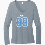 KEALAKEHE HIGH SCHOOL WAVERIDERS <span class="pdp-name-mascot">KEALAKEHE WAVERIDERS</span> District Women's Perfect Tri Long Sleeve V-Neck T-Shirt Front Thumbnail
