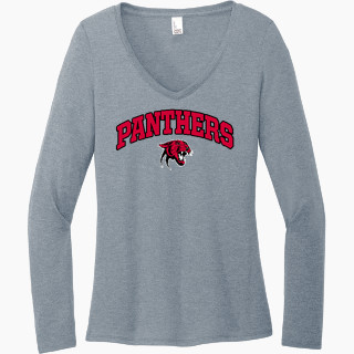 District Women's Perfect Tri Long Sleeve V-Neck T-Shirt