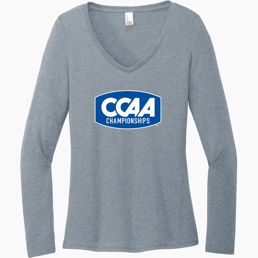 CCAA CCAA <span class="pdp-name-mascot">California Collegiate Athletic Association</span> District Women's Perfect Tri Long Sleeve V-Neck T-Shirt