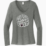 Paideia High Bears <span class="pdp-name-mascot">Paideia High School Bears</span> District Women's Perfect Tri Long Sleeve V-Neck T-Shirt Front Thumbnail