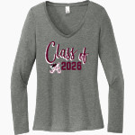 ARP HIGH SCHOOL TIGERS District Women's Perfect Tri Long Sleeve V-Neck T-Shirt Front Thumbnail