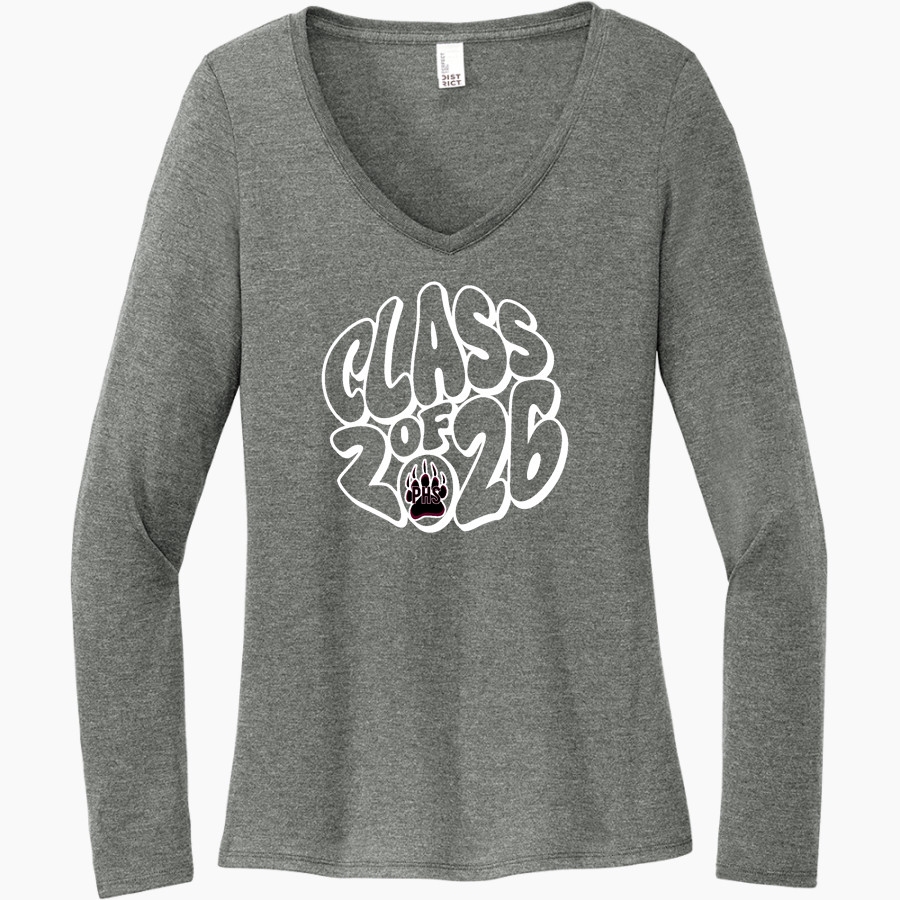 Paideia High Bears <span class="pdp-name-mascot">Paideia High School Bears</span> District Women's Perfect Tri Long Sleeve V-Neck T-Shirt