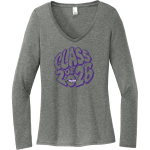 Harrison Wildcats <span class="pdp-name-mascot">Harrison School Wildcats</span> District Women's Perfect Tri Long Sleeve V-Neck T-Shirt Front Thumbnail