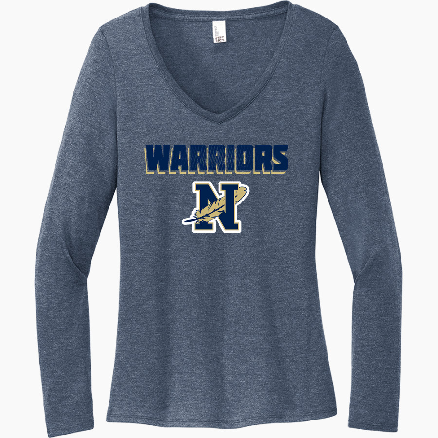 Bishop Noll Warriors <span class="pdp-name-mascot">Bishop Noll Warriors</span> District Women's Perfect Tri Long Sleeve V-Neck T-Shirt