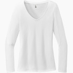 Williamson Marauders District Women's Perfect Tri Long Sleeve V-Neck T-Shirt Front Thumbnail