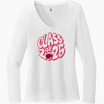 WEST UNION HIGH SCHOOL EAGLES District Women's Perfect Tri Long Sleeve V-Neck T-Shirt Front Thumbnail