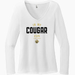 Manassas Park Cougars District Women's Perfect Tri Long Sleeve V-Neck T-Shirt Front Thumbnail