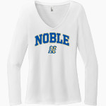 NOBLE HIGH SCHOOL BEARS <span class="pdp-name-mascot">NOBLE BEARS</span> District Women's Perfect Tri Long Sleeve V-Neck T-Shirt Front Thumbnail