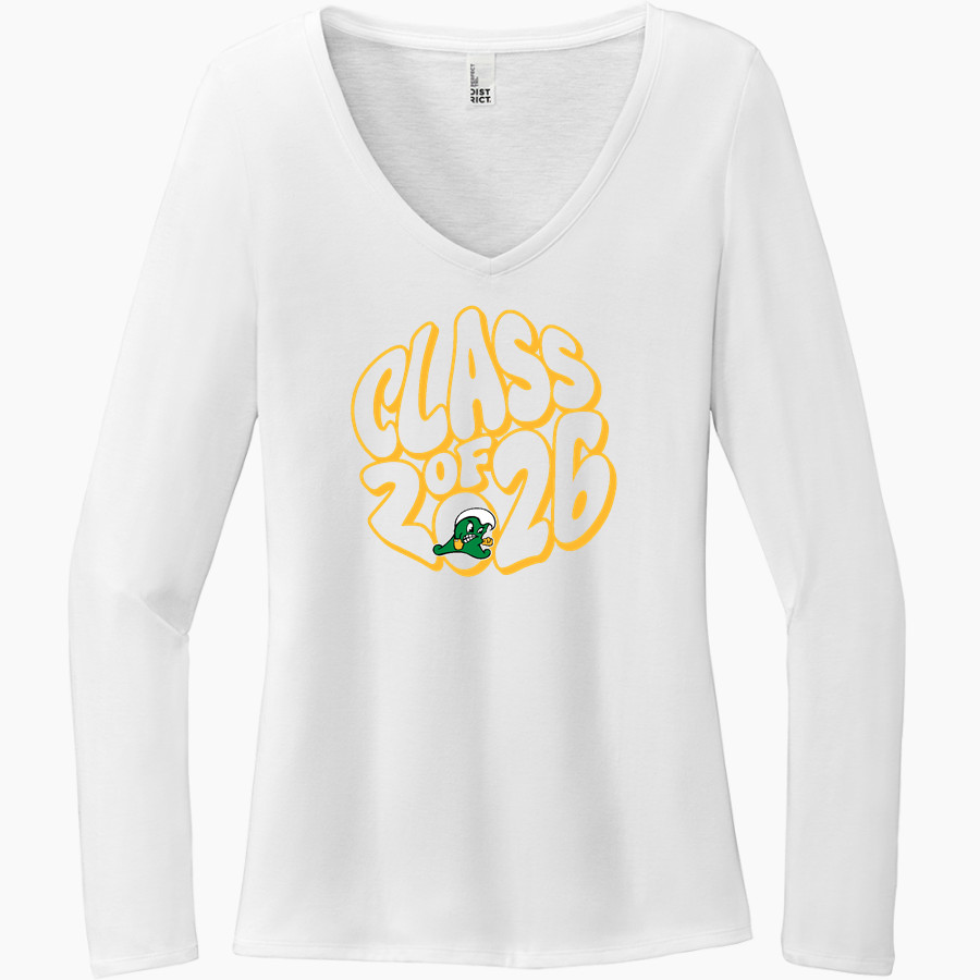 Summerville Green Wave <span class="pdp-name-mascot">Summerville Green Wave</span> District Women's Perfect Tri Long Sleeve V-Neck T-Shirt